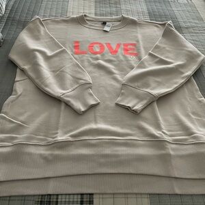 BRAND NEW AERIE 3/4 SLEEVE SWEATSHIRT
